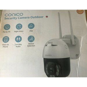 CONICO Cloud IP Security Camera Outdoor, 1080P, Pan & Tilt, Night Vision New